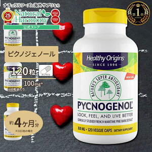 yP10{200-12119z[NX߂Ɂ]wV[IWY sNmWFm[ Tvg 100mg 120 Healthy Origins Pycnogenol xWJvZ tXCݏGLX