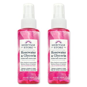 [邨^ĂȂ߂炩Ȕ][2Zbg] we[Wv_Nc [YEH[^[OZ Ag}CU[ e118ml Rosewater & Glycerin Atmizer 4oz