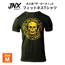 ザ・カース！ Tシャツ ミリタリーグリーン & ゴールド Mサイズ JNX SPORTS (ジェーエヌエックススポーツ)