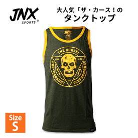 ザ・カース！ タンクトップ ミリタリーグリーン & ゴールド Sサイズ JNX SPORTS (ジェーエヌエックススポーツ)