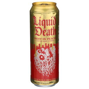 yX8000~ȏ1000~OFFz[12Zbg]LbhfX eB[ACXXgCs[`- 19.2 floz Liquid Death Tea Iced Rest In Peach 19.2FO y񂹏izy킹Ĕz