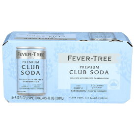 【店内8千円以上1000円OFFクーポン】[3個セット]フィーバーツリー プレミアムクラブソーダ 8個入り Fever Tree Soda 8Pk Club 40.56FO 【お取り寄せ商品】【合わせて買いたい】