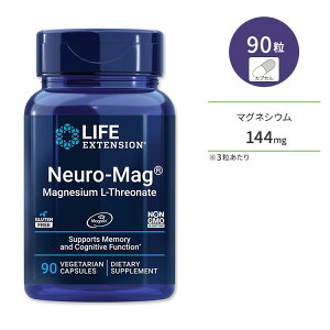 �j���[���}�O L-�g���I���_�}�O�l�V�E�� 90�� 1�`3������ Life Extension (���C�t�G�N�X�e���V����) NEURO-MAG MAGNESIUM THREONATE Magtein �}�O�e�C�� ���N�T�v�������g �h�{�⏕�H�i �C�O �A�����J