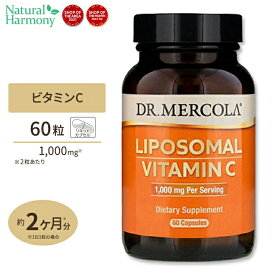 DR. MERCOLA リポソームビタミンC 1000mg 60Licaps カプセル ドクターメルコラ Liposomal VitaminC 1000mg 60capsule