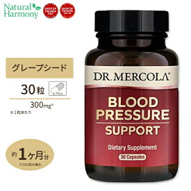 ドクターメルコラ ブラッドプレッシャー サポート 30粒 Dr.Mercola Blood Pressure Support 栄養補助食品 健康 ヘルスケア