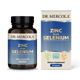 DR. MERCOLA 亜鉛+セレン 15mg 30粒 ドクターメルコラ Zinc plus Selenium 15mg 30Capsules