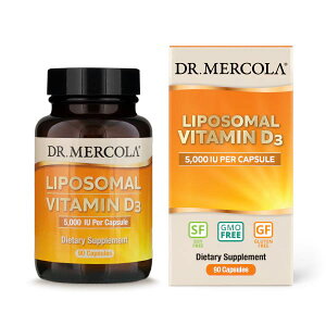 [���N�ŏ�v�ȑ̍���!]DR. MERCOLA ���|�\�[�� �r�^�~��D3 5000IU 90�� �J�v�Z�� �h�N�^�[�����R�� Liposomal VitaminD3 5000IU 90Capsules ���N�T�v�������g �h�{�⏕�H�i �C�O �A�����J