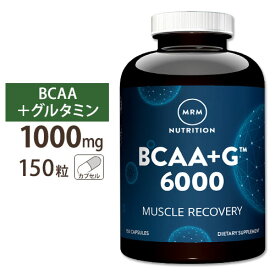 BCAA+G 6000 アルティメットリカバリフォーミュラ 150カプセル MRM (エムアールエム)