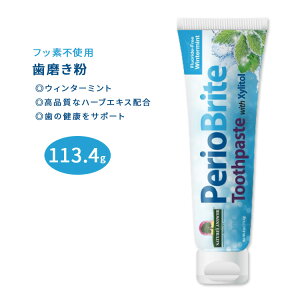 yX8000~ȏ1000~OFFz[y[Xg󎕖]lC`[YAT[ yIuCg i`  EB^[~g 113.4g (4oz) NATURE'S ANSWER PerioBrite Natural Toothpaste Winterminty