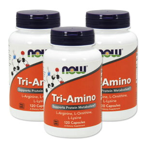 yX8000~ȏ1000~OFFz[oX̗ǂA~m_⋋]gA~m (L-AMj L-Ij` L-W) 120 NOW Foods(iEt[Y) Tri-Amino 120caps JvZ NTvg h{⏕Hi 