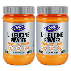 【店内8千円以上1000円OFFクーポン】L-ロイシン パウダー 255g NOW Foods(ナウフーズ) [2個セット] L-Leucine Powder 9 oz. アミノ酸 健康サプリメント 栄養補助食品 海外 アメリカ ナウスポーツ nowsports