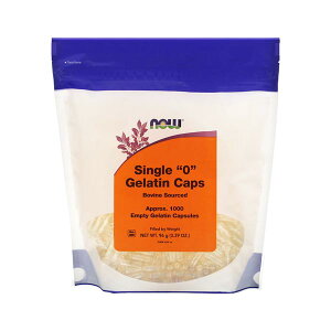 [�J�v�Z�����Ŋy�`����]�i�E�t�[�Y ��J�v�Z�� �V���O�� 0 �[���`�� 1,000�� NOW Foods Single 0 Gelatin Caps 1000 Empty Capsules ���N�T�v�������g �h�{�⏕�H�i �C�O �A�����J