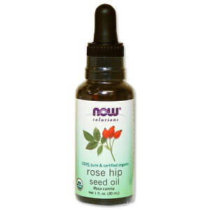 [���g���u���Ƃ͂������]100���s���A �I�[�K�j�b�N ���[�Y�q�b�v�V�[�h�I�C�� 30ml NOW Foods(�i�E�t�[�Y) Organic Rose Hip Seed Oil 1 oz