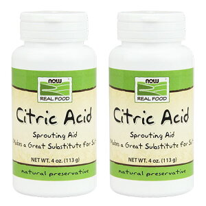 yX8~ȏ1000~OFFN[|zNG_  4oz( 113g ) NOW Foods(iEt[Y) [2Zbg] Citric Acid 100% Pure 4 oz. 2bottles set