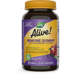 lC`[YEFC ACu v~A C~[ O~ `F[O[v 90 Alive! Premium Immune Gummies Cherry & Grape / 90 gummies y񂹏izy킹Ĕz
