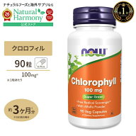 【ポイントUP&クーポン★4日15時-12日9時】[クロロフィルで口腔環境ケア]クロロフィル 100mg 90粒 NOW Fo…