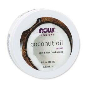 【ポイントUP★18日-30日】[うるおいのある髪に！]NOW Foods 天然 ココナッツオイル 89ml（3floz）ナウフーズ coconut oil 3floz 89ml