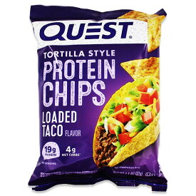 プロテインチップス ロードタコス味 1袋 32g（1.1oz）Quest Nutrition (クエストニュートリション)