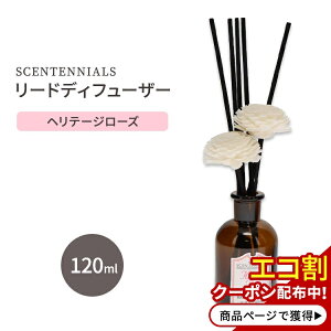 yX8000~ȏ1000~OFFz[Ԃ̍]ZejA [hfBt[U[ we[W[Y 120ml (4.1 fl.oz.) Scentennials Heritage Rose Reed Diffuser GbZVIC tOX 