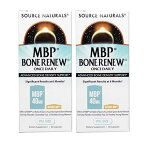 [2個セット] ソースナチュラルズ MBP (乳塩基性タンパク質) ボーンレニュー 60粒 Source Naturals MBP Bone Renew 60Capsules