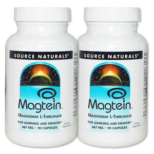 [2�Z�b�g] �\�[�X�i�`�������Y �}�O�e�C�� L-�g���I���_�}�O�l�V�E��90�� Source Naturals Magtein 90Capsules Magtein 90Capsules �J�v�Z�� ���N�T�v�������g �h�{�⏕�H�i �C�O �A�����J