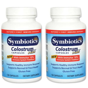 yő1000~OFFN[|z[̂NEv!][2Zbg] VoCIeBNX RXg NgtFvX 120 ݎ_ɕȂR[eBO Symbiotics Colostrum Plus 120 Capsulesy
