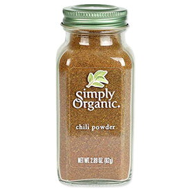 【ポイントUP★12日20時-20日】[いつもの料理の味付けに]Simply Organic Chili Powder 2.89oz(82g) シンプリーオーガニック アルフレド シーズニングミックス82g チリパウダー オーガニック ビーガン 有機 海外 米国【お取り寄せ商品】【合わせて買いたい】