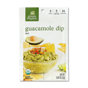 [̗̖t]Simply Organic Guacamole Dip Mix Certified Organic Vv[I[KjbN JfBbv~bNX 23g A{Jh I[KjbN L@ ەi CO AJ Luh 