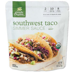 yX8000~ȏ1000~OFFz[̗̖t]Simply Organic Southwest Taco Simmer Sauce TEXEGXg ^R 8oz(227g) I[KjbN r[K L@ ەi CO AJ Luh čy