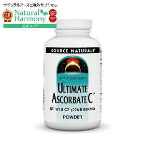 �\�[�X�i�`�������Y �A���e�B���b�g �A�X�R�[�x�[�gC �p�E�_�[ 227g Source Naturals Ultimate Ascorbate C�E8 oz. Powder �y�����񂹏��i�z�y���킹�Ĕ��������z