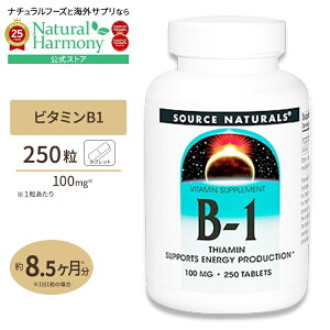 yX8~ȏ1000~OFFN[|z[^ŏՂȉh{f⋋I]r^~B1 100mg 250 ^ubg Source Naturals (\[Xi`Y) Vitamin B-1 100mg 250tablets Source Naturalsy񂹏i