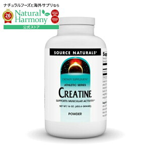 �\�[�X�i�`�������Y �N���A�`�� �A�X���`�b�N�V���[�Y �p�E�_�[ 454g Source Naturals Creatine Athletic Series 16 oz. Powder �y�����񂹏��i�z�y���킹�Ĕ��������z