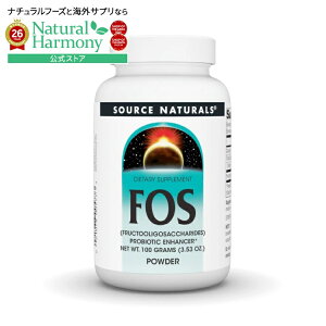 �\�[�X�i�`�������Y FOS �p�E�_�[ 100g Source Naturals FOS 100 gm Powder �y�����񂹏��i�z�y���킹�Ĕ��������z