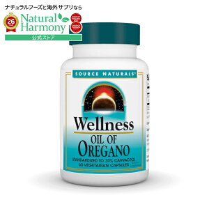 �\�[�X�i�`�������Y �E�F���l�X �I�C���I�u�I���K�m 45mg 60�x�W�J�v�Z�� Source Naturals Wellness Oil of Oregano�E45 mg 60 Vegetarian Capsule �y�����񂹏��i�z�y���킹�Ĕ��������z