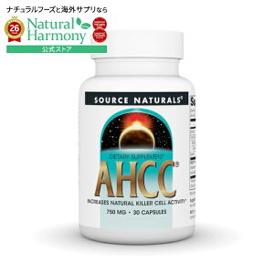 �\�[�X�i�`�������Y AHCC 750mg 30�J�v�Z�� Source Naturals AHCC 750 mg 30 Capsule �y�����񂹏��i�z�y���킹�Ĕ��������z
