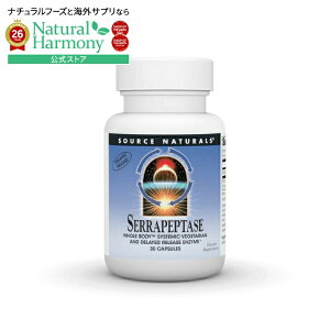 �\�[�X�i�`�������Y �Z���y�v�^�[�[ 30�x�W�J�v�Z�� Source Naturals Serrapeptase 30 Vegetarian Capsule �y�����񂹏��i�z�y���킹�Ĕ��������z