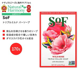 yX8000~ȏ1000~OFFz[ǂ̎􂢂]TEXIutX gv~h o[\[v Ch [Y 170g (6 oz) SoF Triple Milled Bar Soap Wild Rose Ō`Ό t`~hy