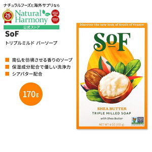 yX8000~ȏ1000~OFFz[ǂ̎􂢂]TEXIutX gv~h o[\[v VAo^[ 170g (6 oz) SoF Triple Milled Bar Soap Shea Butter Ō`Ό t`~hy񂹏i