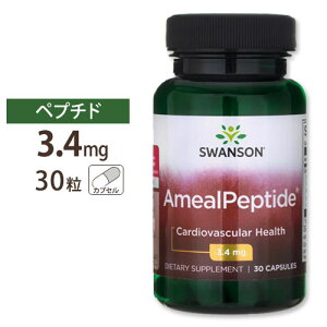 �X�����\�� �A�~�[���y�v�`�h 3.4mg �J�v�Z�� 30���s��1�������tSwanson ULTRA AMEALPEPTIDE 3.4 MG 30 CAPS ���N�T�v�������g �h�{�⏕�H�i �C�O �A�����J �A�~�m�_ ���N�g�g���y�v�`�h
