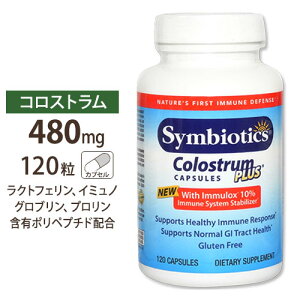 yő1000~OFFN[|z[̂NEv!]VoCIeBNX RXg NgtFvX 120 ݎ_ɕȂR[eBO Symbiotics Colostrum Plus 120 Capsulesy