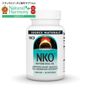 �\�[�X�i�`�������Y NKO �l�v�`���[���N�����I�C�� 1000mg 30�\�t�g�W�F�� Source Naturals NKO Neptune Krill Oil 1000 mg 30 Softgel �y�����񂹏��i�z�y���킹�Ĕ��������z
