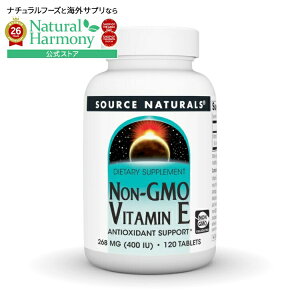 �y�|�C���gUP��18��-30���z�\�[�X�i�`�������Y �r�^�~��E ���`�q�g�� 400IU 120�� Source Naturals Vitamin E Non-GMO 400 IU 120 Tablet �y�����񂹏��i�z�y���킹�Ĕ��������z