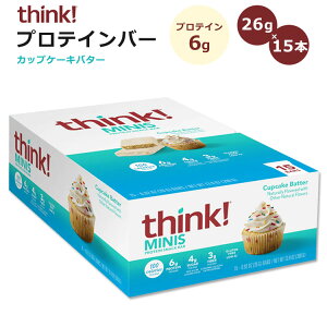 yX8~ȏ1000~OFFN[|zVNI ~j veCXibNo[ JbvP[Lo^[ 26g×15{ thinkI MINIS Protein Snack Bar Cupcake Batter َq h{Hi wV[