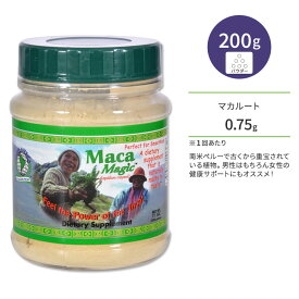 ハーブスアメリカ マカマジック オーガニック マカ 200g (7.1oz) パウダー Herbs America Organic Maca Magic Organic Raw Maca Powder エネルギッシュ 活力 亜鉛 アルギニン フラボノイド タンニン サポニン 男性 女性【お取り寄せ商品】【合わせて買いたい】