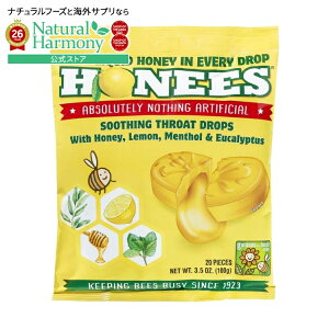 �n�j�[�Y �n�j�[�����������\�[�� �̂ǈ� 20�� HONEES Honey Lemon Menthol Bag 20 LOZENGE �y�����񂹏��i�z