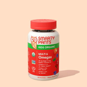 X}[eBpc I[KjbN LbYtH[~ }`&IK 120O~ SMARTYPANTS Organic Kids MULTI&Omegas Formula 120 GUMMY y񂹏iz