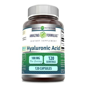 A[WOj[gV A[WOtH[~Y qA_ 100mg 120JvZ AMAZING NUTRITION Amazing Formulas Hyaluronic Acid 100 mg 120 CAPSULE y񂹏iz