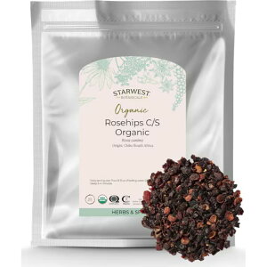 X^[EGXg{^jJY I[KjbN [Yqbv C/S Ȃ 453g STARWEST BOTANICALS Organic Rosehips C/S Seedless 1 LB y񂹏iz