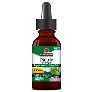 ネイチャーズアンサー ネトルズ アルコールフリーエキス 28g NATURE'S ANSWER Nettles Alcohol Free Extract 1 OUNCE 【お取り寄せ商品】