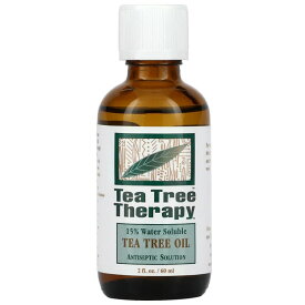 ティーツリーセラピー ティーツリーオイル 15% 水溶性 57g TEA TREE THERAPY INC. 15% Water Soluble Tea Tree Oil 2 OUNCE 【お取り寄せ商品】